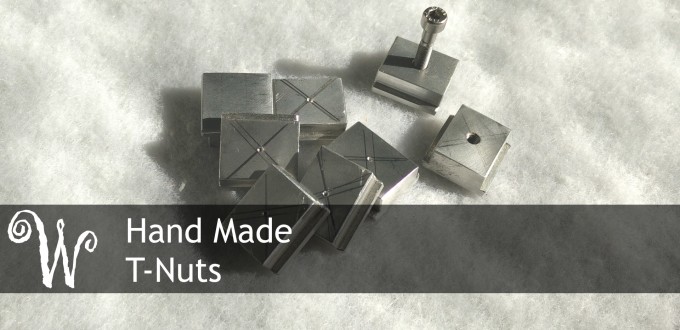 Hand Made Aluminium T-Nuts